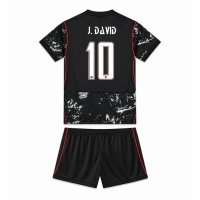 Kanada Jonathan David #10 Bortatröja Barn VM 2026 Kortärmad (+ Korta byxor)